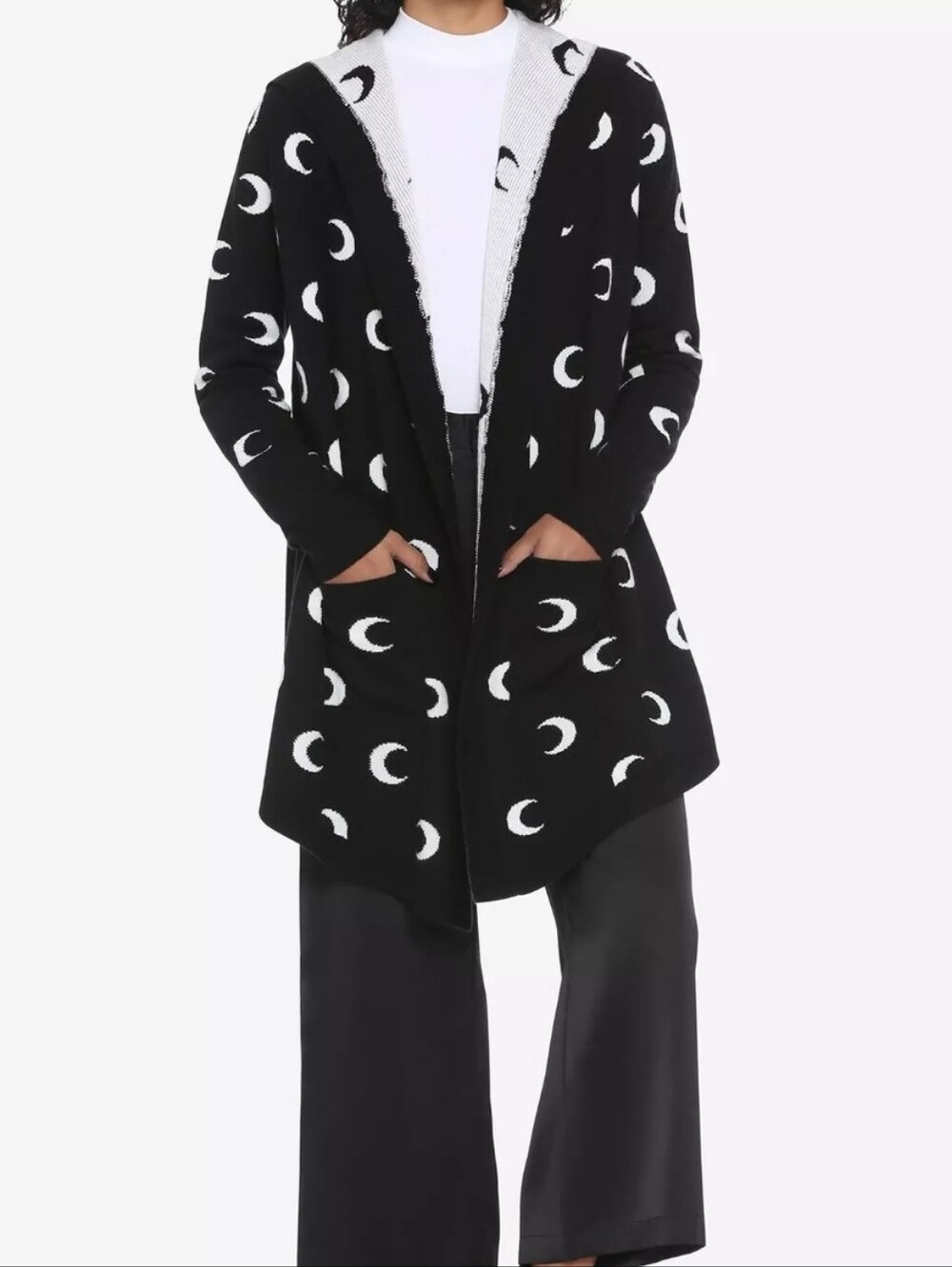 Hot Topic Crescent Moon Cardigan M